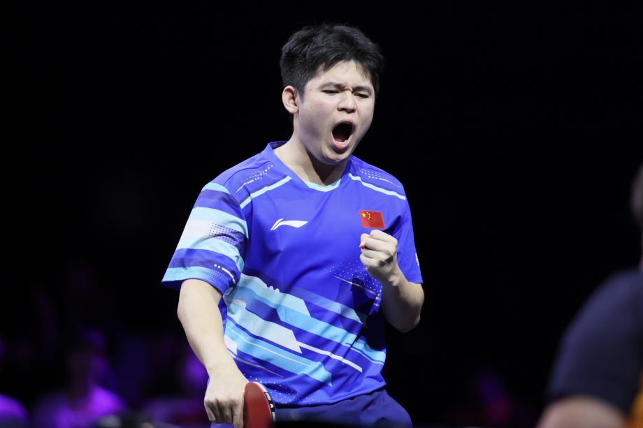 [图]林诗栋3-1战胜林昀儒 晋级下一轮  WTT横滨第一名  赛16强十大乒乓球排名